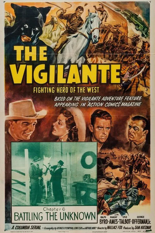 The Vigilante: Fighting Hero of the West movie poster