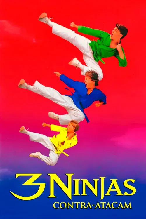 Poster do filme 3 Ninjas Contra-Atacam