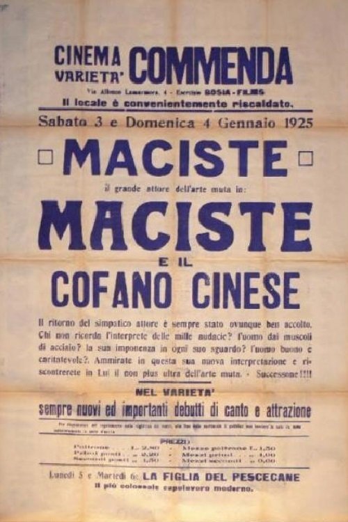 Maciste und die chinesische Truhe movie poster