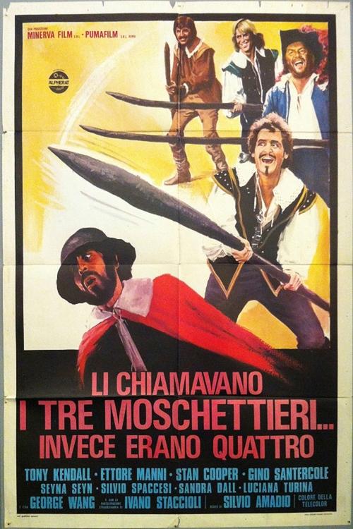 Li chiamavano i tre moschettieri... invece erano quattro movie poster