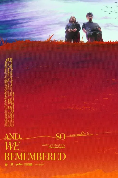 and so we remembered movie poster