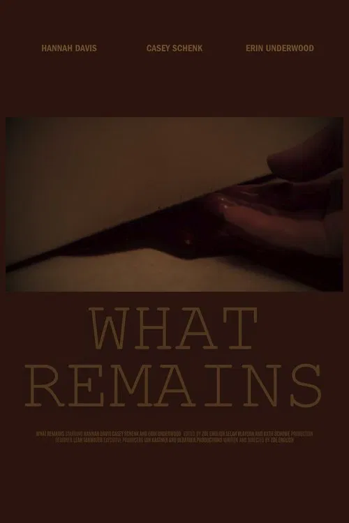 What Remains movie poster