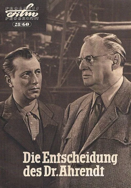 Poster do filme Die Entscheidung des Dr. Ahrendt