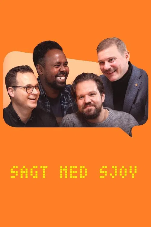 Sagt med sjov tv show poster