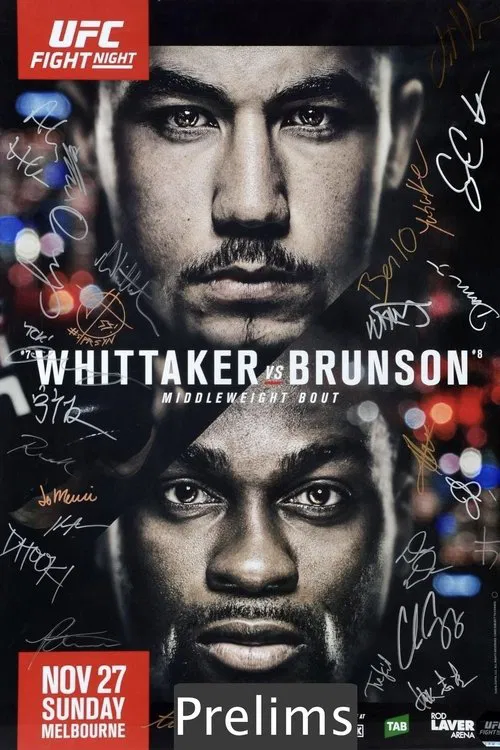 UFC Fight Night 101: Whittaker vs. Brunson - Prelims movie poster
