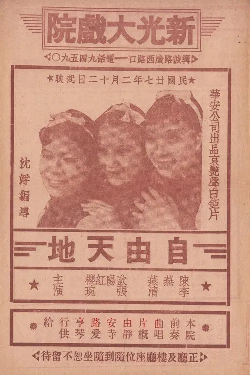 自由天地 movie poster