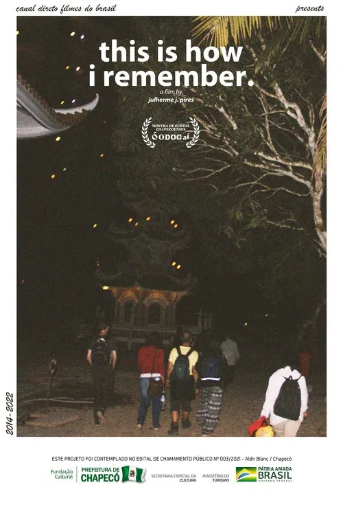 É assim que eu me lembro. movie poster