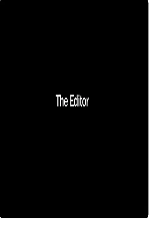 The Editor movie poster