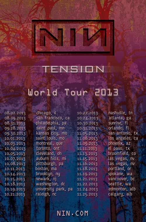 Nine Inch Nails: Tension 2013 movie poster
