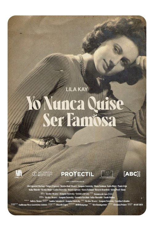 Yo nunca quise ser famosa movie poster