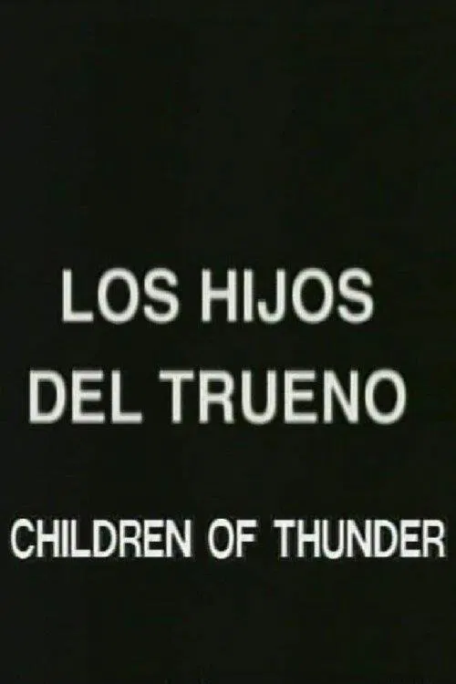 Los hijos del trueno movie poster