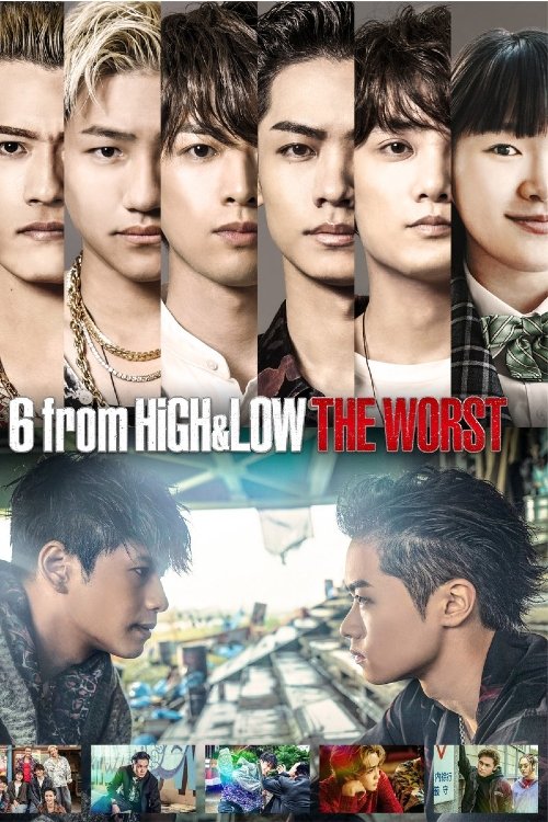 6 from HiGH&LOW THE WORST tv show poster
