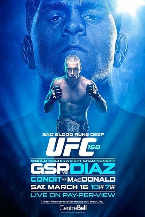 UFC 158: St-Pierre vs. Diaz movie poster