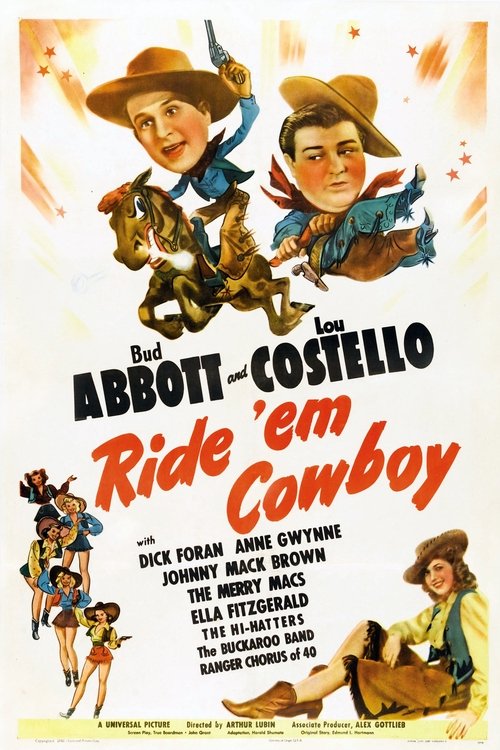 Ride 'Em Cowboy movie poster