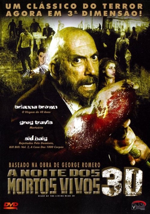 Poster do filme A Noite dos Mortos Vivos 3D
