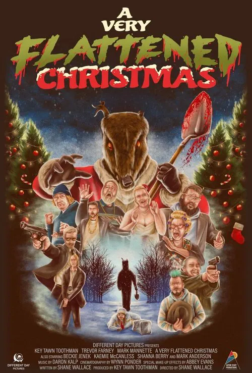 A Very Flattened Christmas movie poster