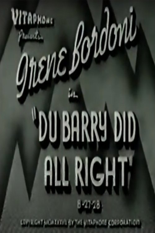 Du Barry Did All Right movie poster