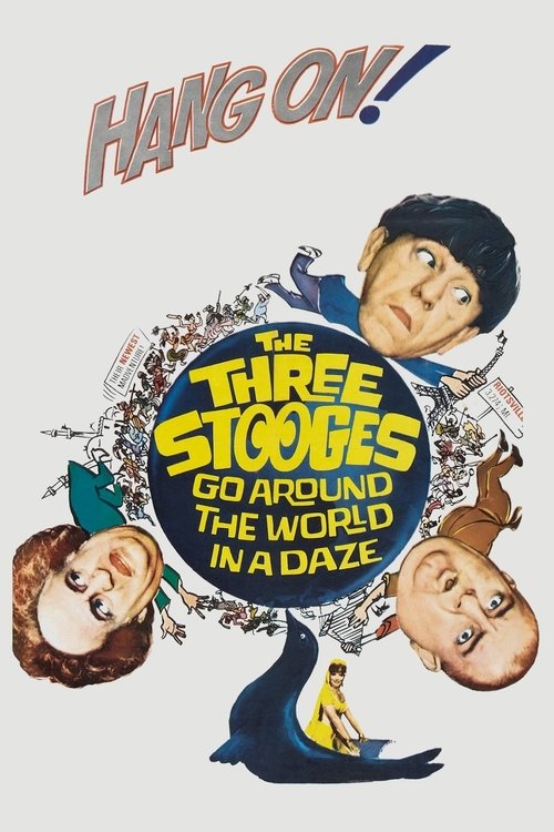 The Three Stooges Go Around the World in a Daze movie poster
