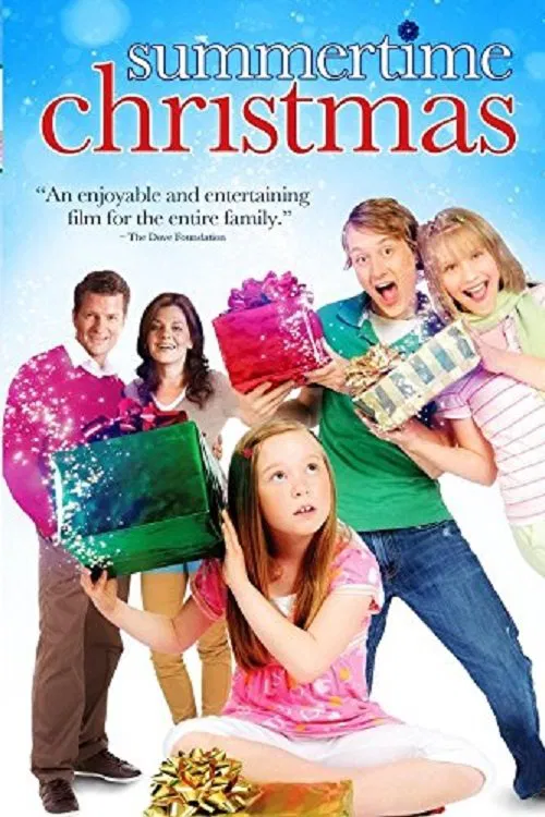 Summertime Christmas movie poster