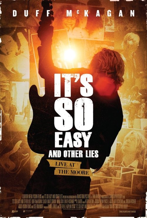 It's So Easy and Other Lies movie poster