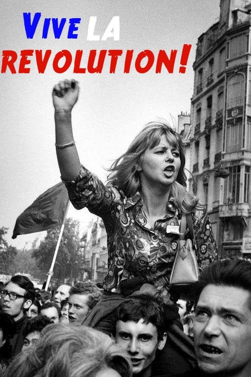 Vive la Revolution! Joan Bakewell on May '68 movie poster