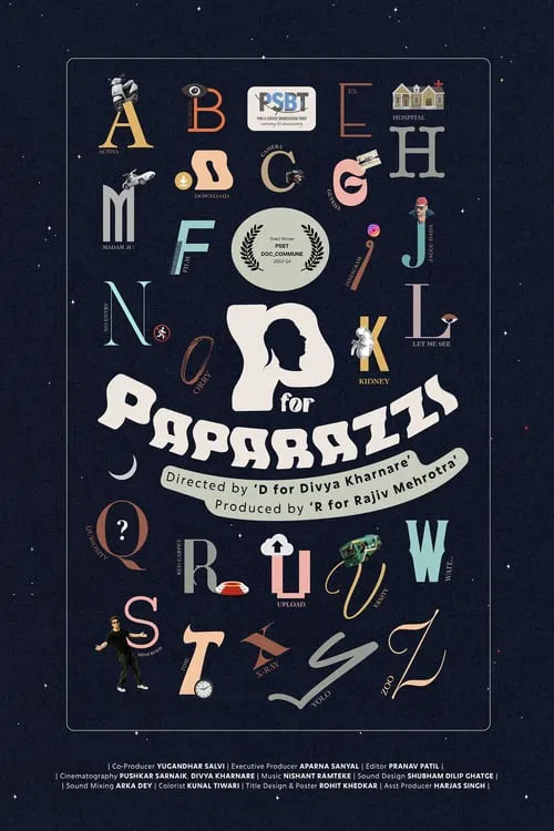 P for Paparazzi movie poster