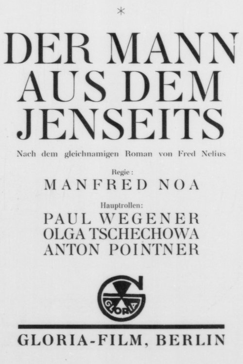 Der Mann aus dem Jenseits movie poster