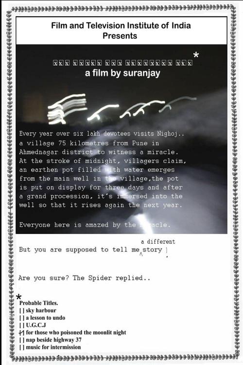 For Those Who Poisoned the Moonlit Night movie poster