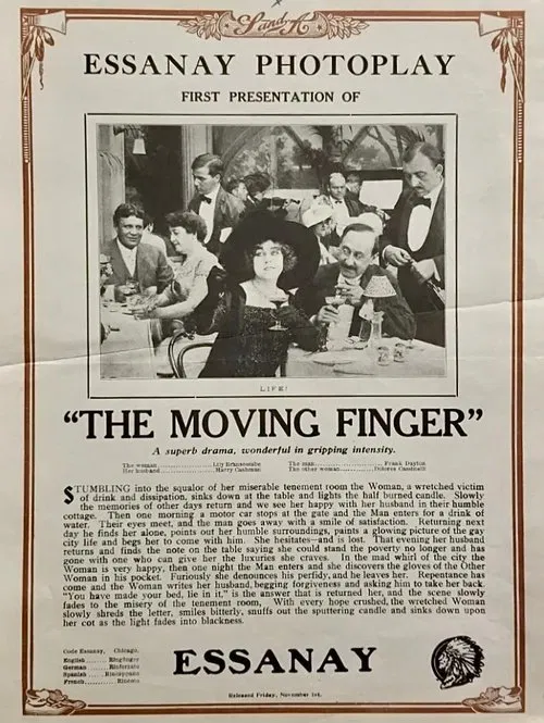 Poster do filme The Moving Finger