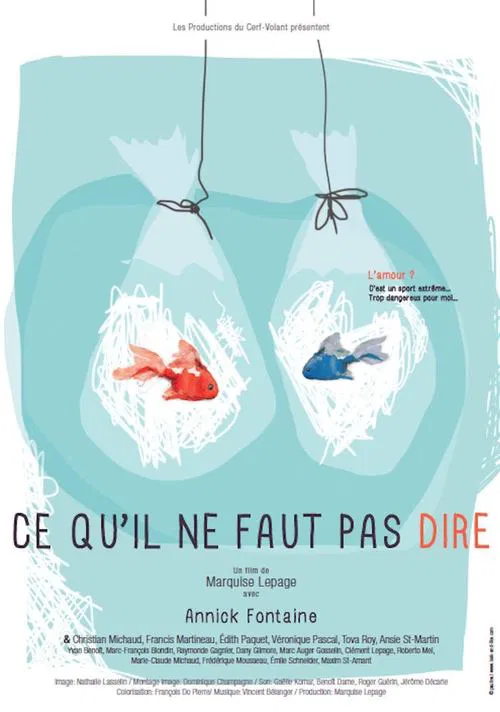 Ce qu'il ne faut pas dire movie poster
