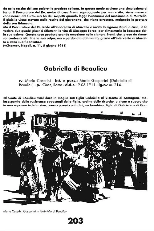 Gabriella di Beaulieu movie poster