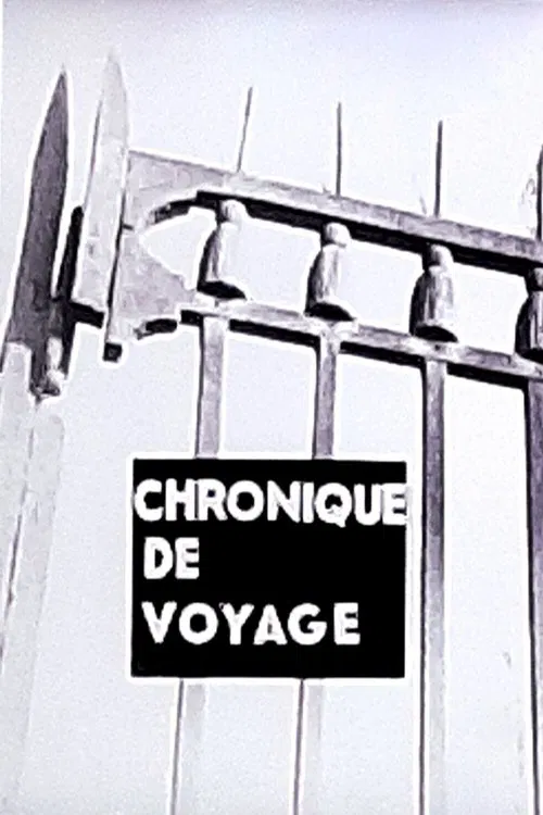 Chronique de voyage movie poster
