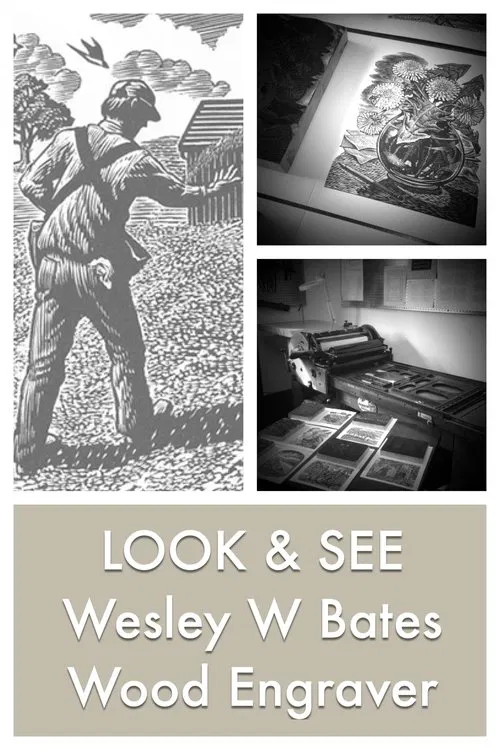 LOOK & SEE:  Wesley W. Bates - Wood Engraver movie poster