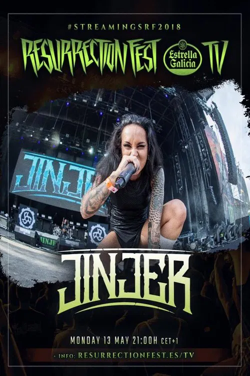 Jinjer - Live at Resurrection Fest EG 2018 movie poster