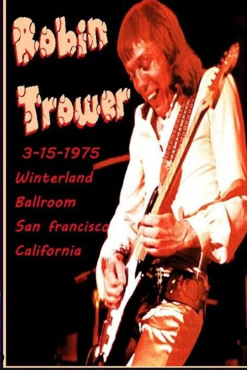 Robin Trower at Winterland 1975 movie poster