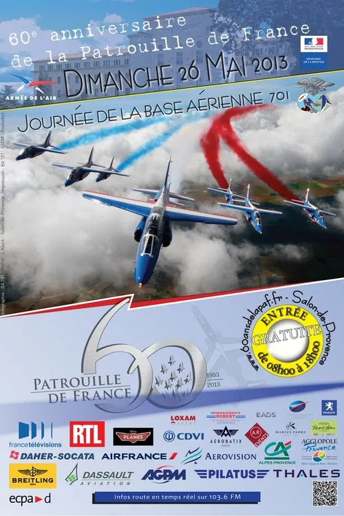 60 ans de la Patrouille de France - Le show aérien movie poster