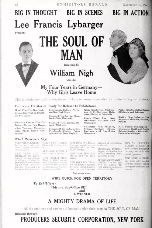 The Soul of Man movie poster
