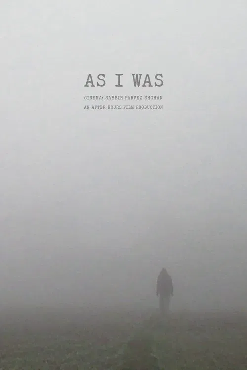 As I Was movie poster