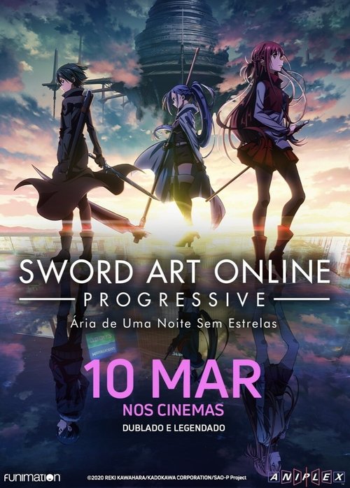 Poster do filme Sword Art Online Progressive: Ária de uma Noite Sem Estrelas