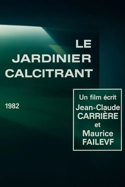 Le jardinier récalcitrant movie poster