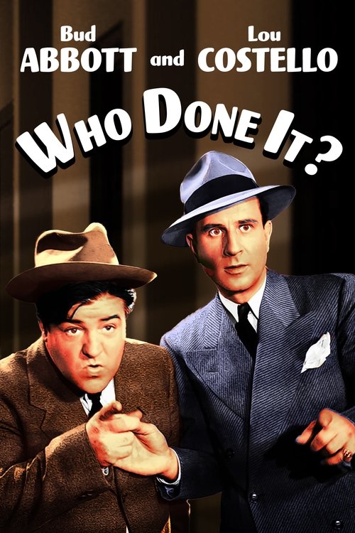 Who Done It? movie poster