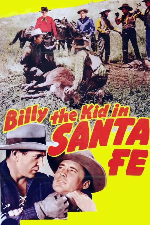 Billy the Kid in Santa Fe movie poster