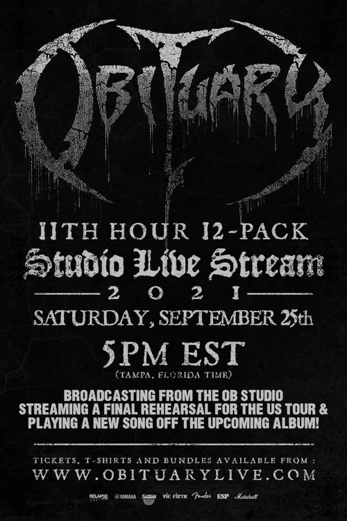 Obituary - 11th Hour 12-Pack Live Stream movie poster