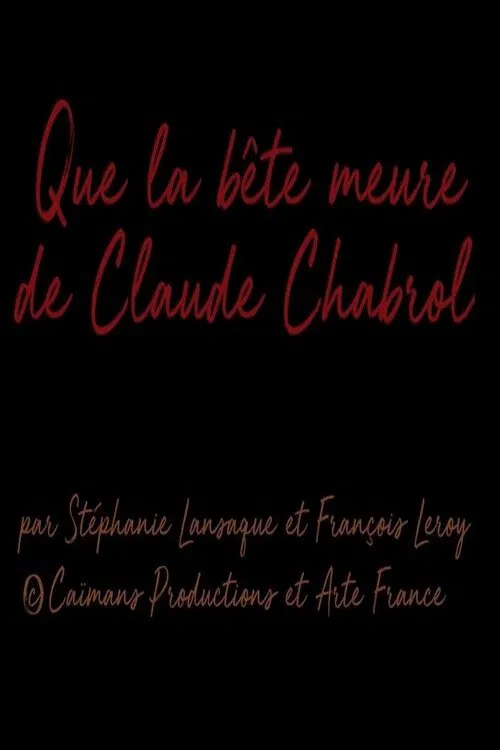 Short Cuts : Que la bête meurt  de Claude Chabrol movie poster