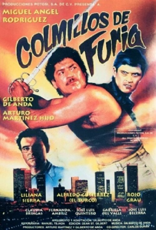 Colmillos de furia movie poster