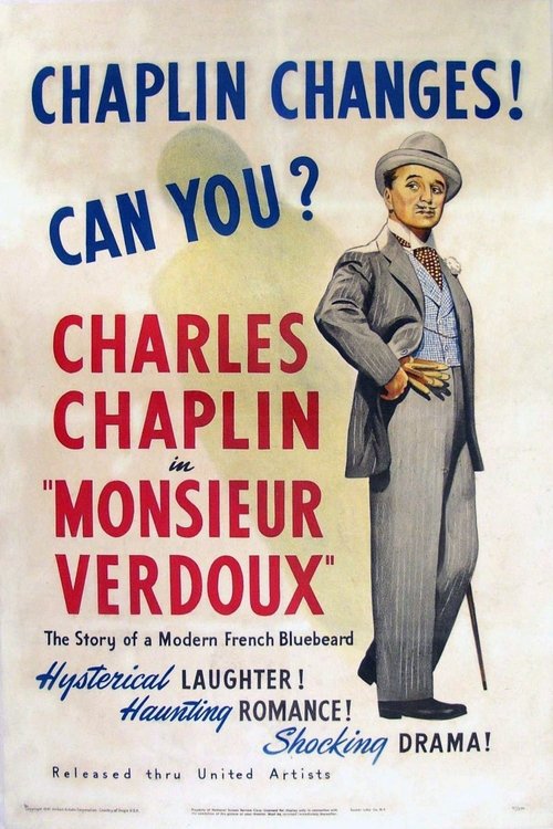 Monsieur Verdoux movie poster