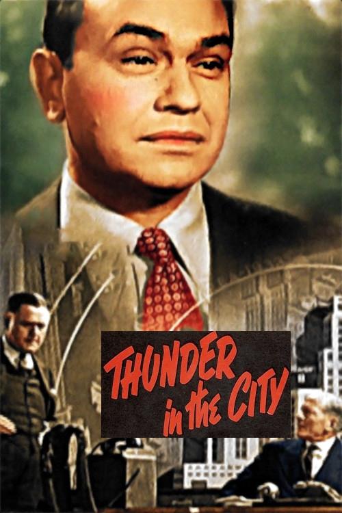 Thunder in the City movie poster