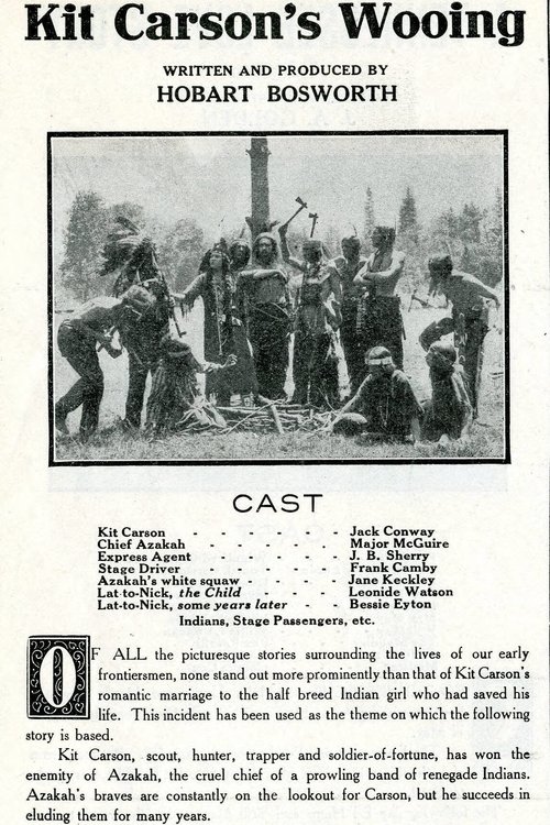 Kit Carson's Wooing movie poster