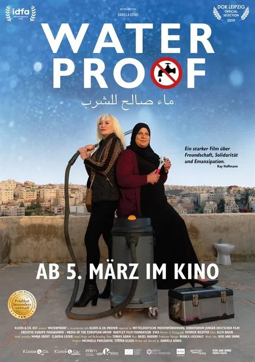 Waterproof movie poster