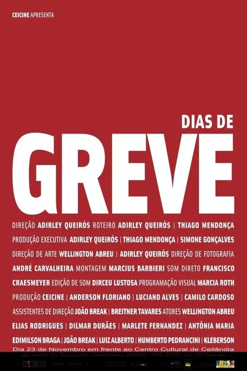 Dias de Greve movie poster
